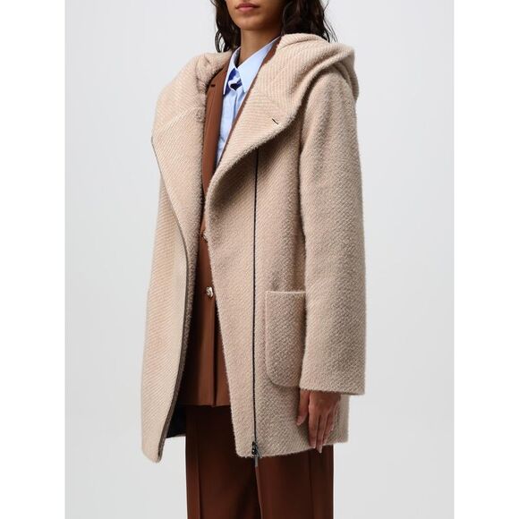 Hanita Coat Woman Camel - Picture 3 of 4